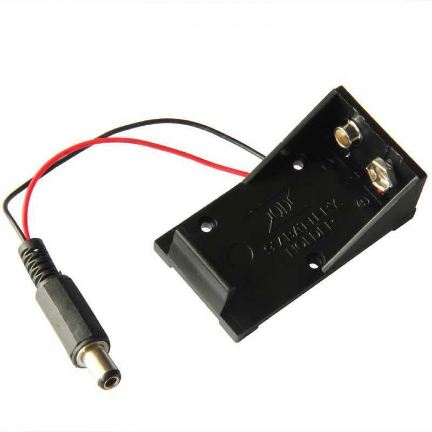 9V Battery Holder with DC Jack 9VDCHOL